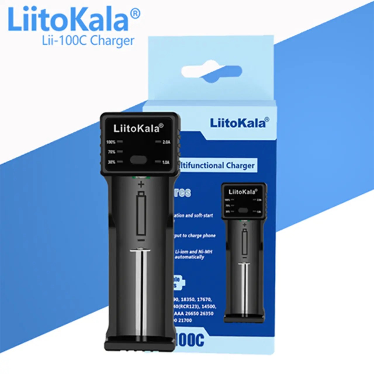 Зарядний пристрій LiitoKala Lii-100C