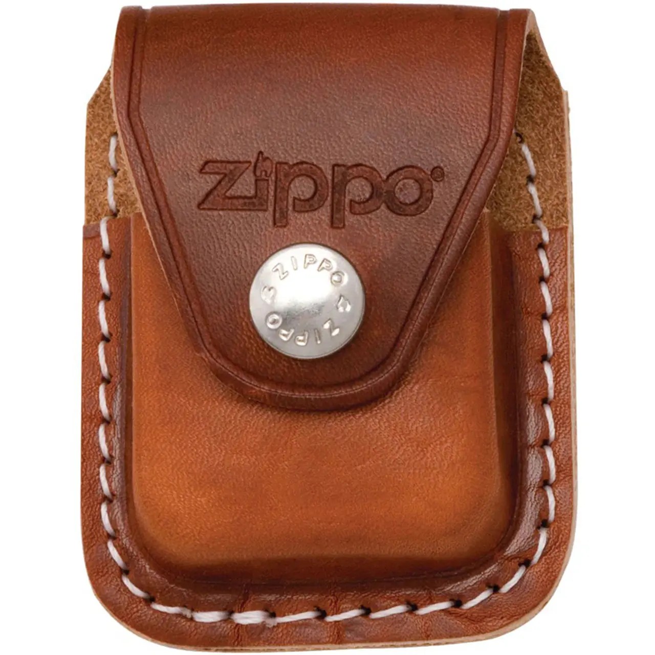 Чохол для запальничок Zippo 67010 коричневий з кліпсою Чохол для запальничок Zippo 67010 коричневий з кліпсою