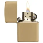 Запальничка бензинова ZIPPO 204 B - BR FIN SOLID BRASS - Зображення 3