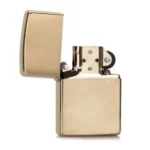 Запальничка бензинова ZIPPO 204 B - BR FIN SOLID BRASS - Зображення 4