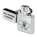 Запальничка бензинова Zippo 207 P Україна понад усе - Зображення 2