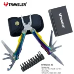 Багатофункціональний ніж (мультитул) з комплектом біт Traveler MT832AD