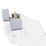 Запальничка бензинова Zippo 205 Satin Chrome - Зображення 4