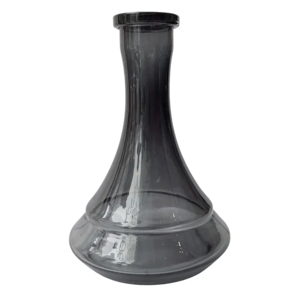 Скляна колба для кальяну Hookah GS-003 BK, чорна, висота 29 см