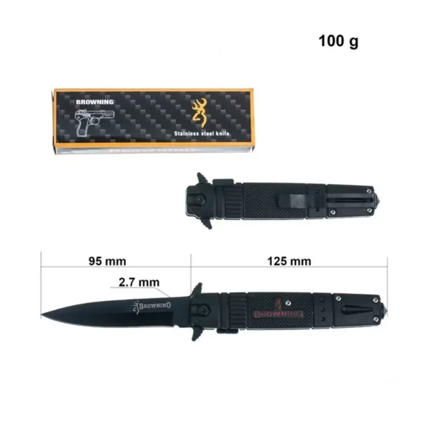 Складаний ніж Browning 11 із клинком 95 мм та склобоєм