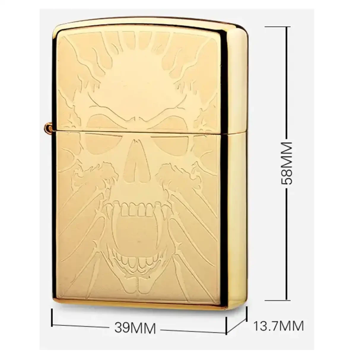 USB-запальничка 4706 з металу, у стилі бензинової, з плазмовою дугою