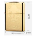 USB-запальничка 4706 з металу, у стилі бензинової, з плазмовою дугою