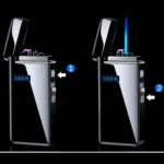 USB-запальничка A33568 з дугою або спіраллю в металевому корпусі