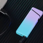 Сенсорна USB запальничка A33705 з плазмовим підпалом, метал + пластик