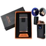 Запальничка USB HL-253 з гострим полум’ям, спіраллю, ліхтарем і активацією струсом