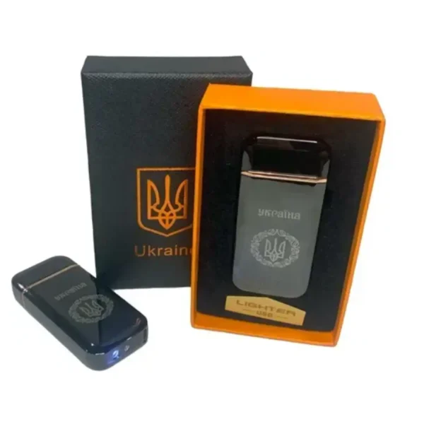 USB-запальничка HL-442 з акумулятором 1000 mAh, індикатором заряду та ліхтариком