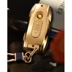 Подовжена USB-запальничка HL-467 зі спіраллю розжарювання, підсвічуванням і брелоком