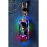 Подовжена USB-запальничка HL-467 зі спіраллю розжарювання, підсвічуванням і брелоком