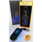 Подовжена USB-запальничка HL-467 зі спіраллю розжарювання, підсвічуванням і брелоком