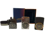 USB-запальничка HL-655 з подвійною дугою та годинником