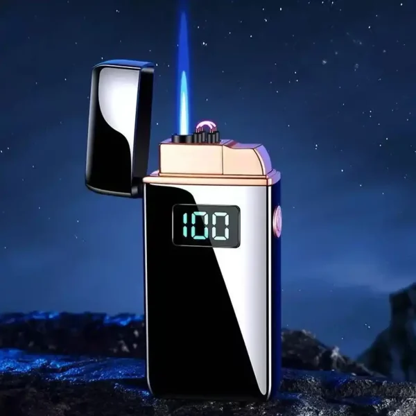 USB-запальничка HL-610 з дугою, полум’ям та цифровим дисплеєм