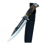 Мисливський ніж Columbia SF-2-654 з клинком 18,5 см зі сталі В316С і дерев’яно-металевою рукояттю