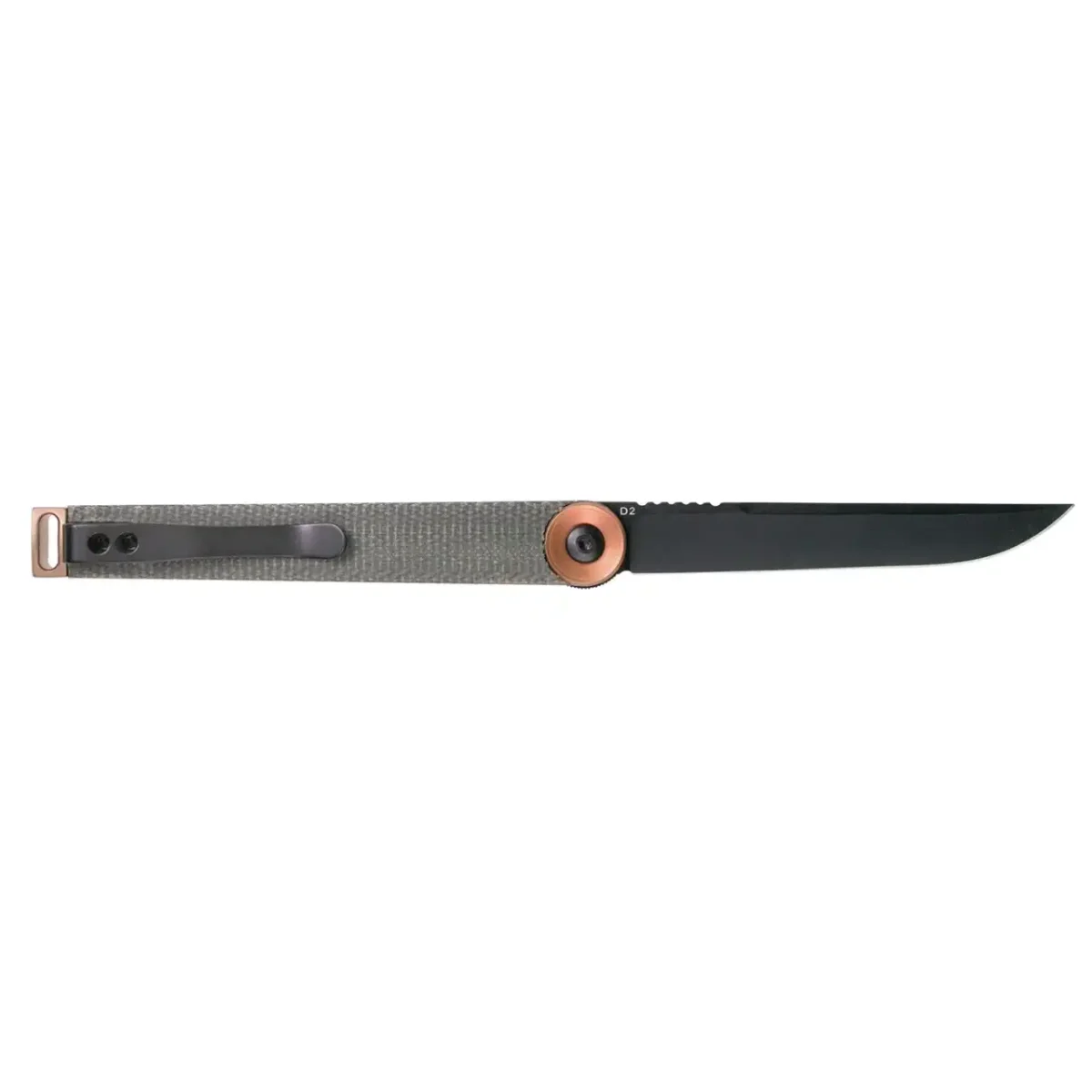 Складаний ніж Boker Plus Kaizen Micarta (2373.09.41) з клинком 79 мм зі сталі D2 і зеленою рукояттю