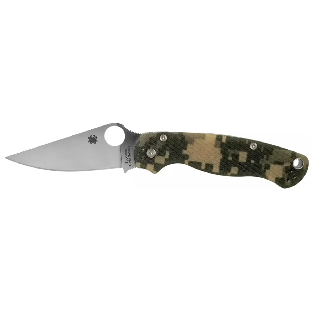 Складаний ніж Spyderco Para-Military 2 (87.01.54) з клинком CPM-S45VN і рукояттю G-10 Camo