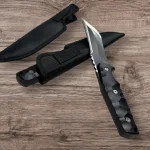 Тактичний ніж SF-2-874 з вигнутим лезом 15 см і чорною рукояттю