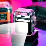 USB-запальничка A33678U4 з гербом України, подвійними дугами ARC та ліхтариком, водонепроникна, у подарунковій упаковці