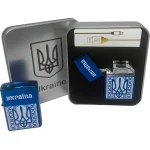 USB-запальничка HL-444 з акумулятором 1000 мАг у подарунковій коробці