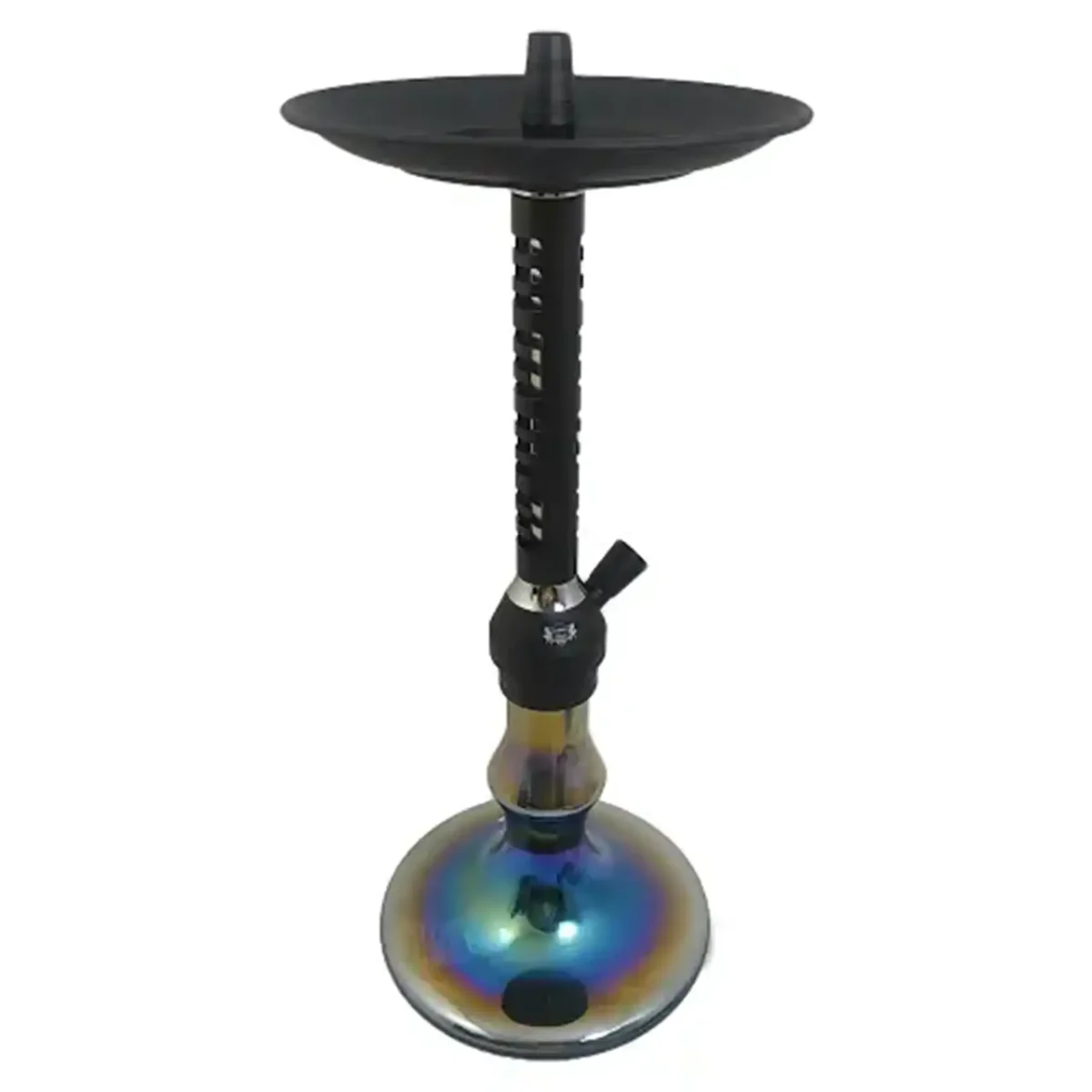 Кальян Garden Hookah Black 6144 чорний 60 см із силіконовим шлангом і калаудом
