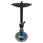 Кальян Garden Hookah Black 6144 чорний 60 см із силіконовим шлангом і калаудом