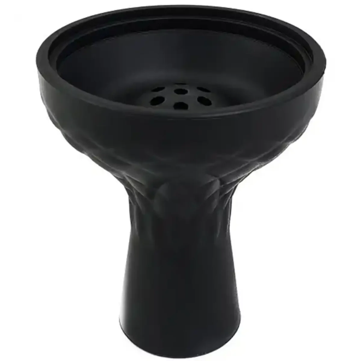 Кальян Garden Hookah Black 6144 чорний 60 см із силіконовим шлангом і калаудом
