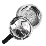 Кальян Garden Hookah Black 6144 чорний 60 см із силіконовим шлангом і калаудом