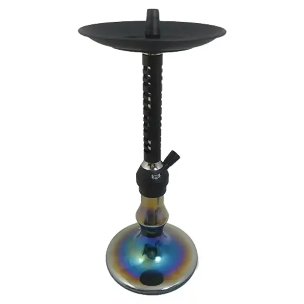 Кальян Garden Hookah Black 6144 чорний 60 см із силіконовим шлангом і калаудом