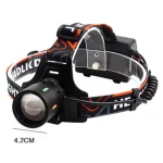 Налобний ліхтар NIGHT VISION BL-T207-TG із зумом і флуоресцентним корпусом