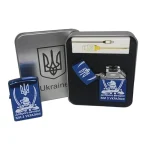 Запальничка USB HL-448 із акумулятором 1000 mAh у металевому корпусі, у подарунковій коробці