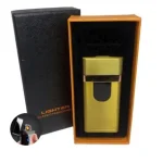 Запальничка USB HL-511 із підсвічуванням, акумулятором 260 mAh і подарунковою коробкою